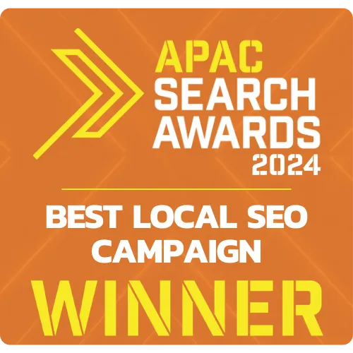 Best Local SEO Campaign Winner  APAC Search Awards 2024