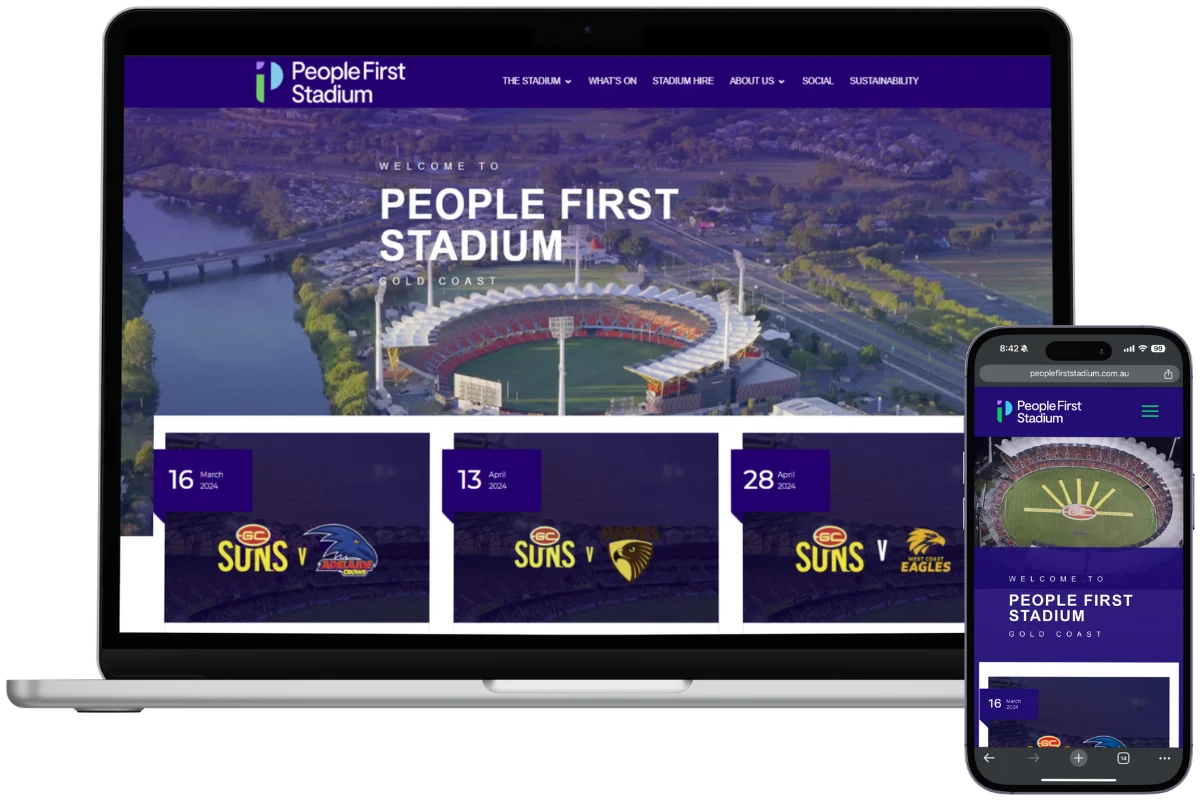 People First Stadium Website Rebuild